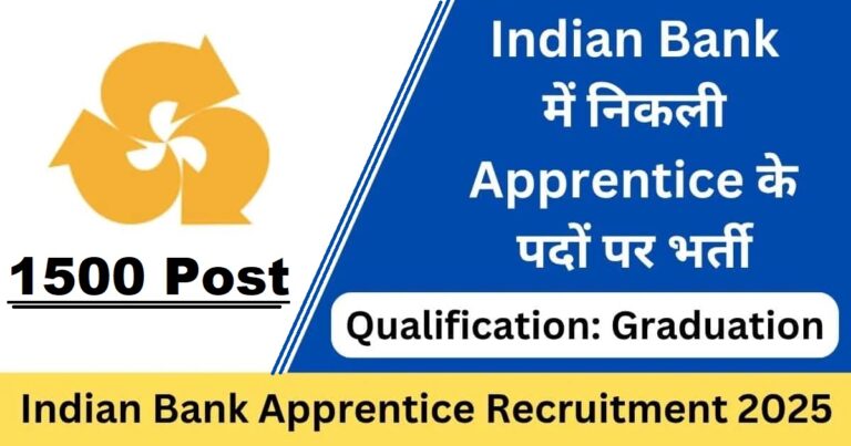 Indian Bank Apprentice Recruitment 2025: Complete Guide for 1500 Posts